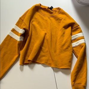 forever 21 yellow sweatshirt.